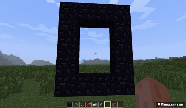 Как построить портал в Нижний мир (ад) Minecraft