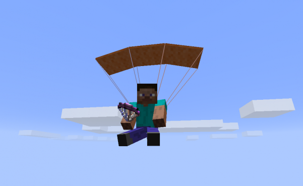 Мод Parachute для Minecraft