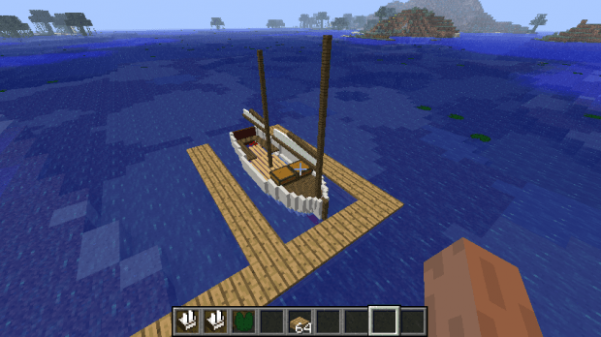 Мод Small Boats для Minecraft