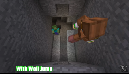 Мод Wall Jump для Minecraft