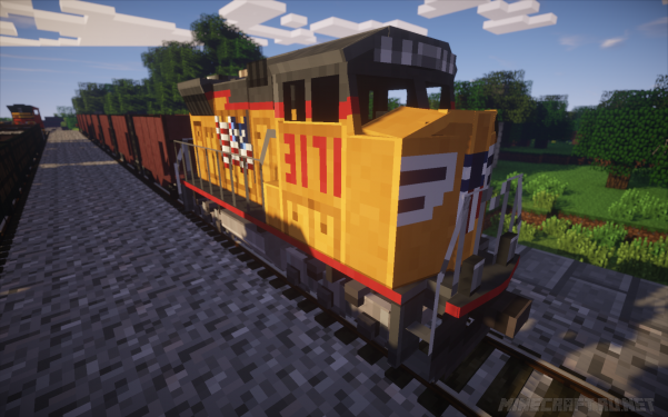 Мод Traincraft для Minecraft