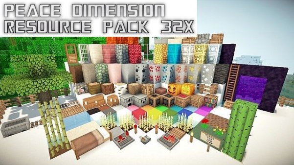 Ресурспак Peace Dimension для Minecraft