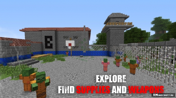 Карта Dead Prison для Minecraft