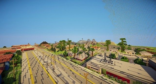 Карта San Andreas для Minecraft