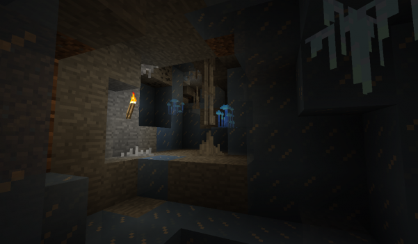 Мод Wild Caves для Minecraft