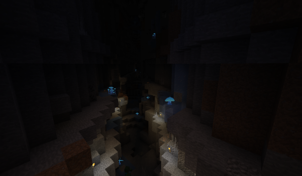 Мод Wild Caves для Minecraft