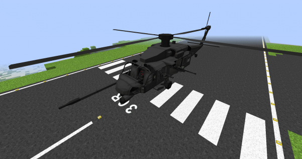 Мод MC Helicopter для Minecraft — на вертолеты