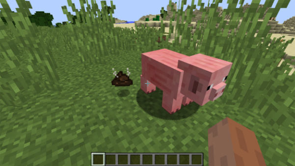 Мод Pig Manure для Minecraft